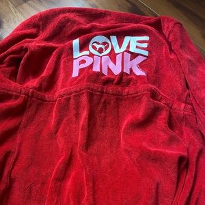 Pink by Victoria Secret Terry bathrobe
